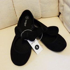 Cat & Jack - Black slip on shoes - faux suede